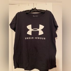 Loose Fit Under Armour Black T-Shirt